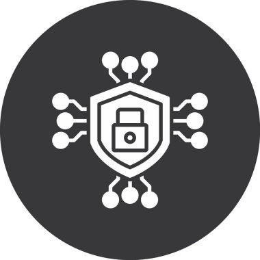 data ağı vektör çizgisi simgesi, teknoloji, veri ağı simgesi, veri ağı işareti, teknoloji ve ağ simgesi, düzenlenebilir vuruş, eps