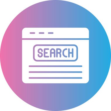 Web simgesi, vektör tasarımı aranıyor