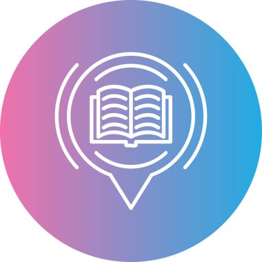 Modern eğitim ikonunun vektör illüstrasyonu