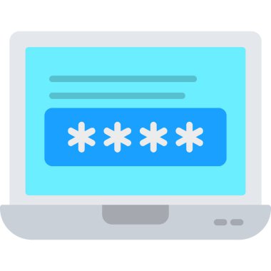 parola parola simgesi düz biçimli