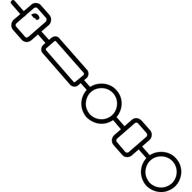 zincir bağlantısı simgesi ana hat biçiminde