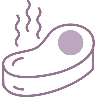 Yemek. Web simgesi basit illüstrasyon