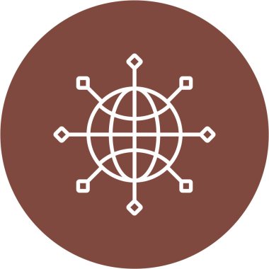 Vektör Genel Ağ simgesi