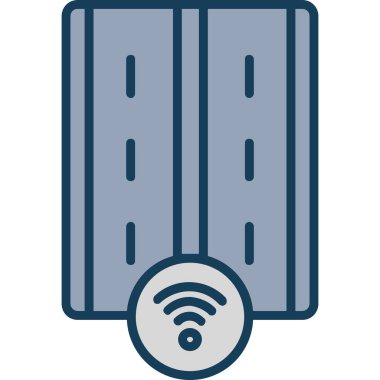 kapı simgesi vektör illüstrasyonu