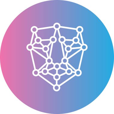 şebeke. Web simgesi basit illüstrasyon