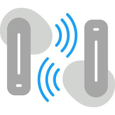 Hava uçağı düz vektör simgesi