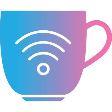 kahve fincanı ikonu vektör illüstrasyonu