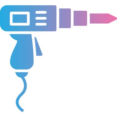 Dövme simgesinin vektör çizimi