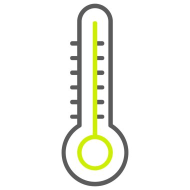 termometre simgesi, vektör illüstrasyonu