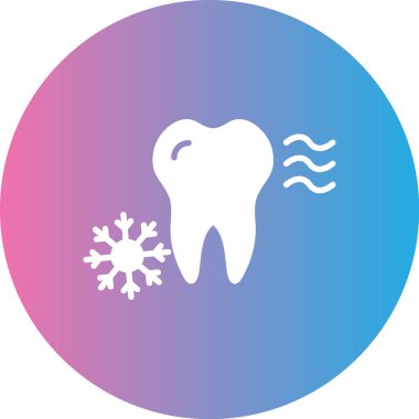 Beyaz dişli güzel mavi bir arkaplanın vektör çizimi