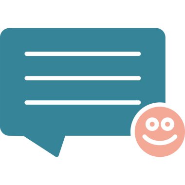 konuşma kabarcığı vektör çizimi