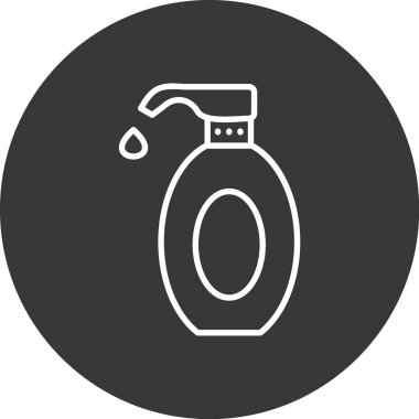 Güzellik ve moda simgelerinin vektör çizimi