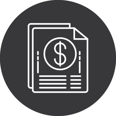 seo ve finans simgelerinin vektör çizimi