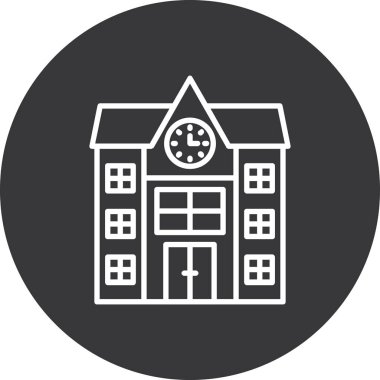 okul oluşturma vektör simgesi