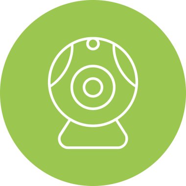 Yeşil alarm simgesinin vektör çizimi