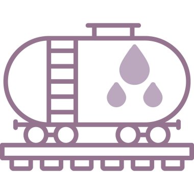 tren. Web simgesi basit illüstrasyon