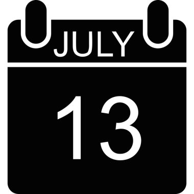 Takvim simgesi tasarımı, vektör illüstrasyonu