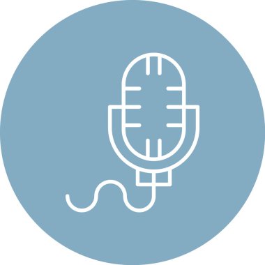 Vektör simge mikrofon