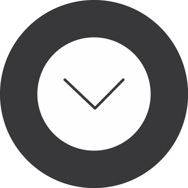 saat vektör çizgisi simgesi