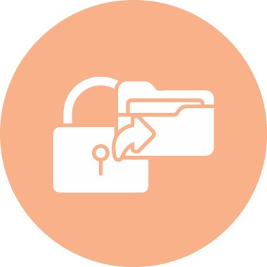 ikon vektör illüstrasyonunu kilitle