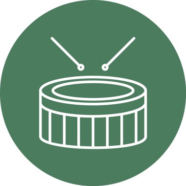 davul simgesi vektör illüstrasyonu