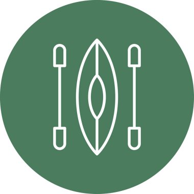 Bir ip simgesinin vektör illüstrasyonu