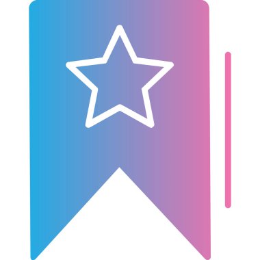 yıldız simgesi vektör illüstrasyonu