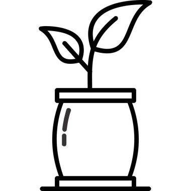 çömlek simgesinde büyüyen, özet biçimi