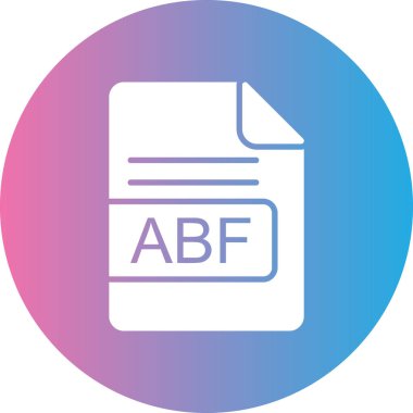 Dosya biçim simgesinin vektör illüstrasyonu