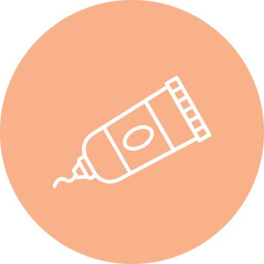 Güzellik ve moda simgelerinin vektör çizimi