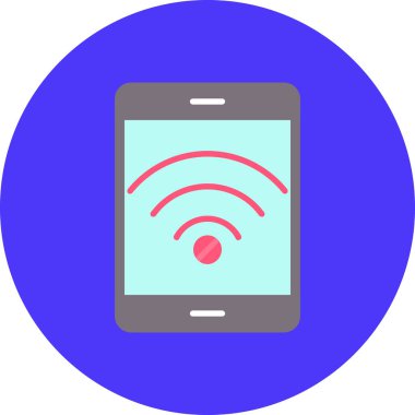 mobil internet simgesi vektör illüstrasyonu