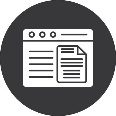 seo modern simgesinin vektör illüstrasyonu