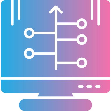 seo modern simgesinin vektör illüstrasyonu