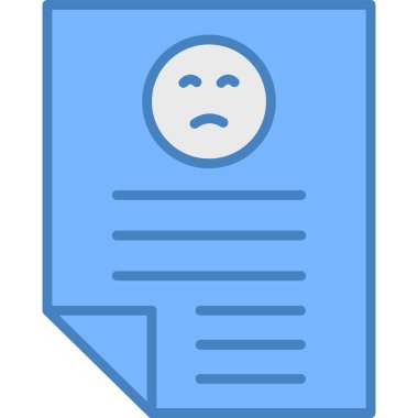 belge simgesi, vektör illüstrasyon tasarımı