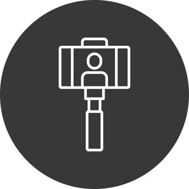 Kamera vektör simgesi. Beyaz arkaplanda izole edilmiş basit simge illüstrasyonu.