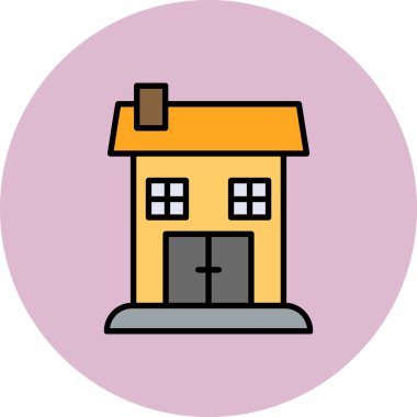 ev simgesi vektör illüstrasyonu