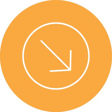 Saat simgesi vektör illüstrasyonu