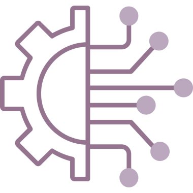 Modern bir simgenin vektör illüstrasyonu