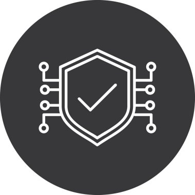 Modern simgenin vektör illüstrasyonu