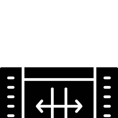 Film. Web simgesi basit tasarım