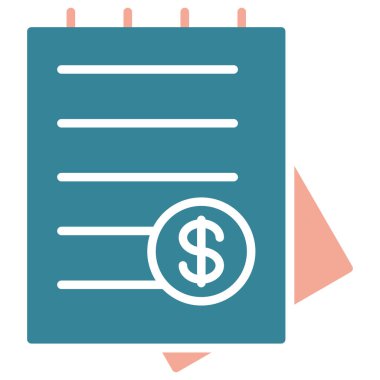 Para için. Web simgesi basit illüstrasyon