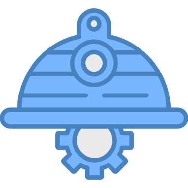 Miğfer. Web simgesi basit illüstrasyon