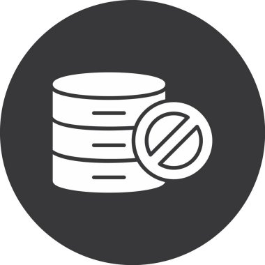 veri merkezi sunucu vektör simgesi