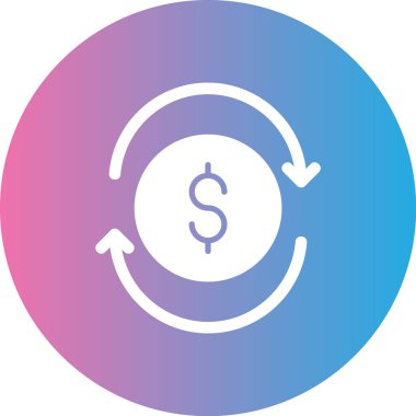 Dolar simgesi vektör illüstrasyonu