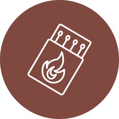 vektör ateş simgesi illüstrasyonu