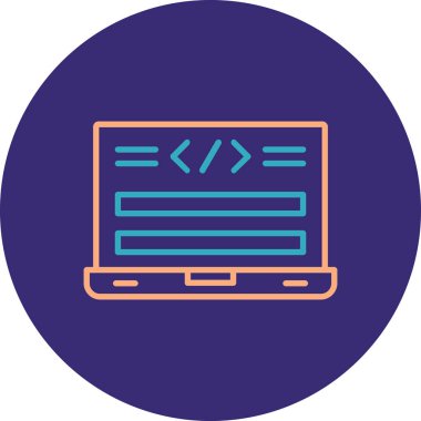 Web tasarım simgesi. Web tasarım vektörü