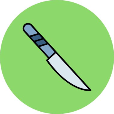 Bıçak. Web simgesi basit illüstrasyon