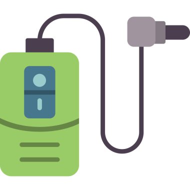 elektrik dolgu ikonu vektör illüstrasyonu