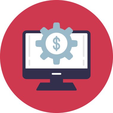 çevrimiçi alışveriş vektörü simgesi