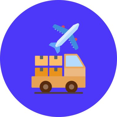 Uçak. Web simgesi basit illüstrasyon